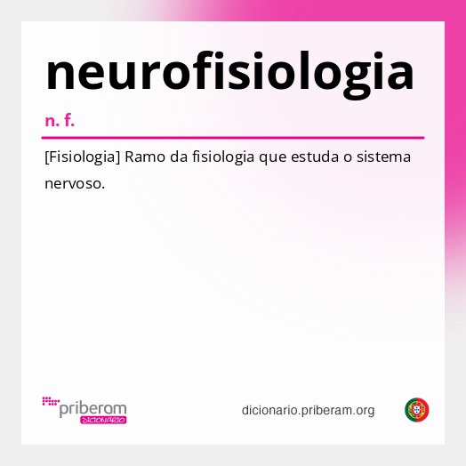 Significado de neurofisiologia