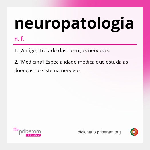 Significado de neuropatologia