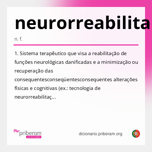 Significado de neurorreabilitação