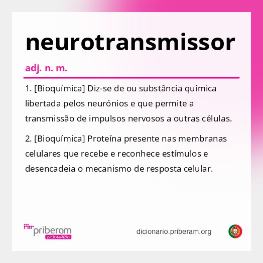 Significado de neurotransmissor