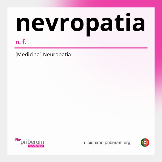 Significado de nevropatia