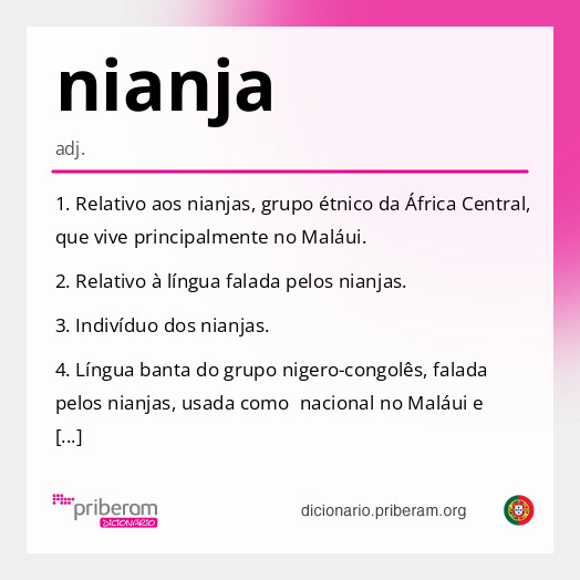 Significado de nianja