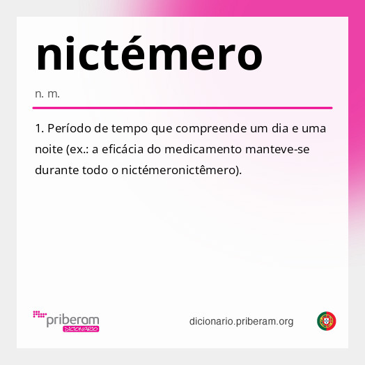 Significado de nictémero