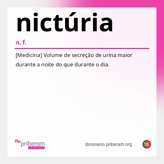 Significado de nictúria