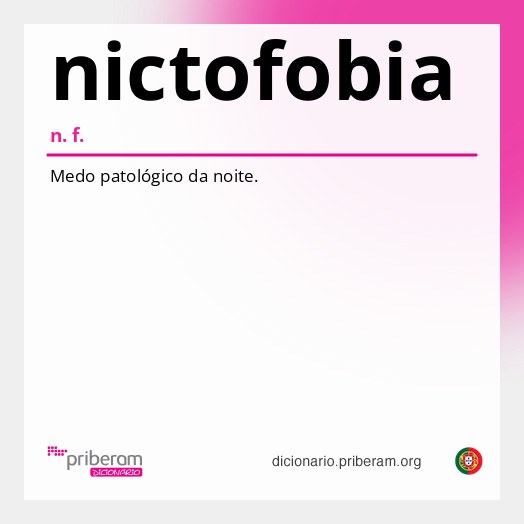 Significado de nictofobia
