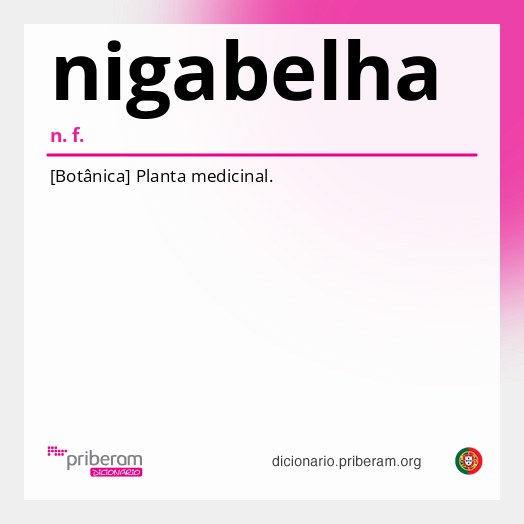Significado de nigabelha