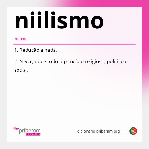 Significado de niilismo
