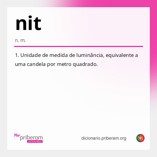Significado de nit