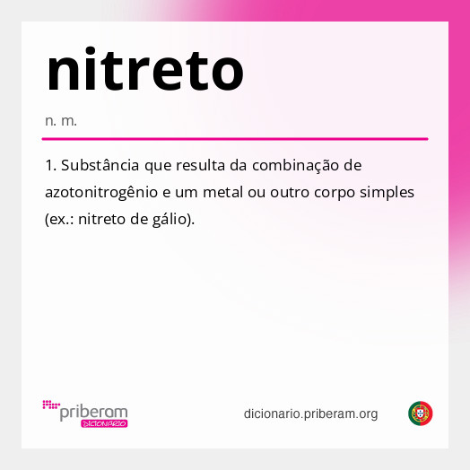 Significado de nitreto