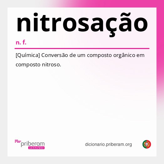 Significado de nitrosação