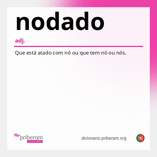 Significado de nodado