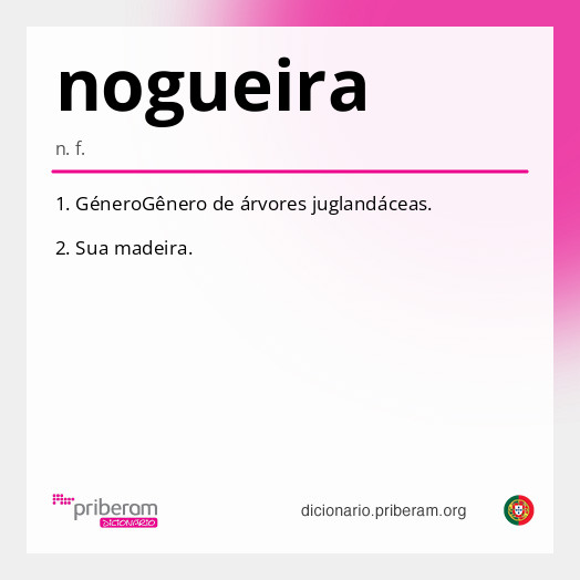 Significado de nogueira