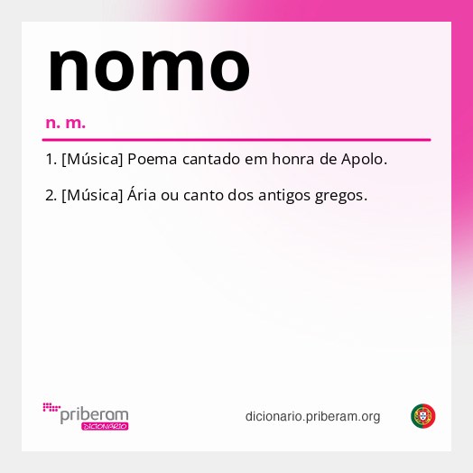 Significado de nomo