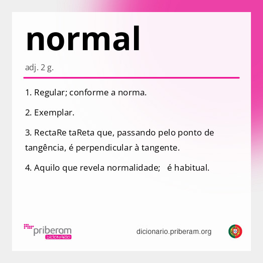 Significado de normal