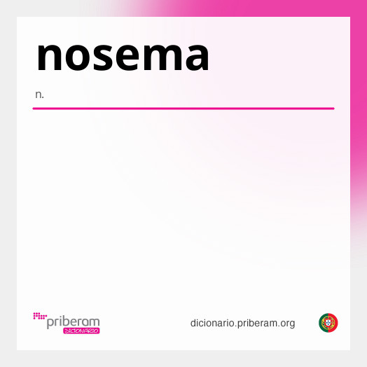 Significado de nosema