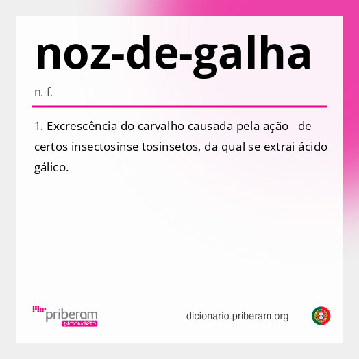 Significado de noz-de-galha