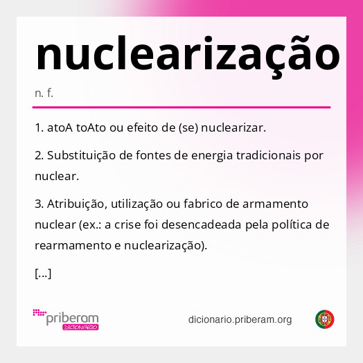 Significado de nuclearização