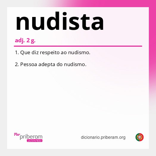 Significado de nudista