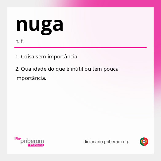 Significado de nuga