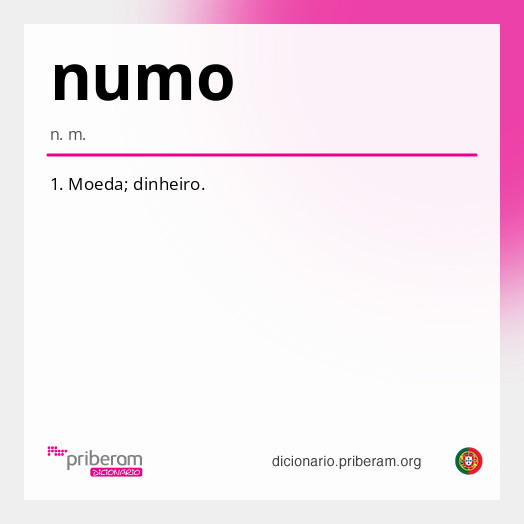Significado de numo