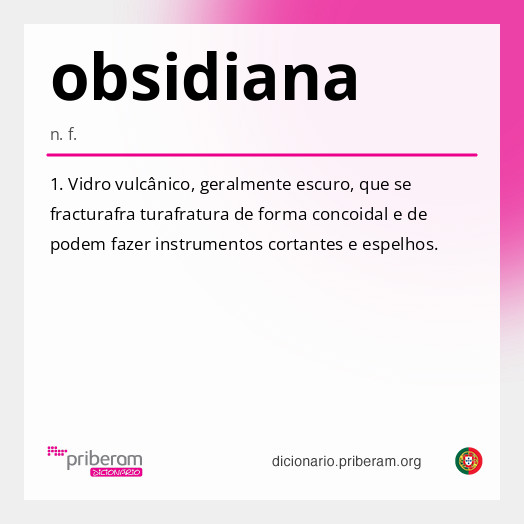 Significado de obsidiana