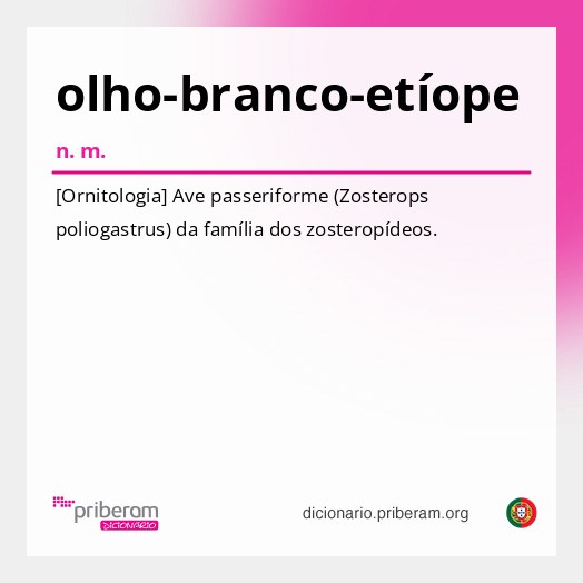 Significado de olho-branco-etíope