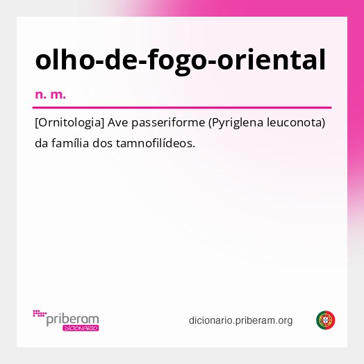 Significado de olho-de-fogo-oriental