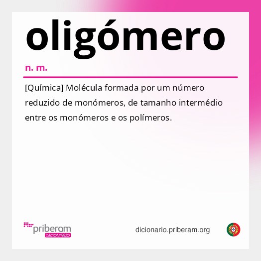 Significado de oligómero
