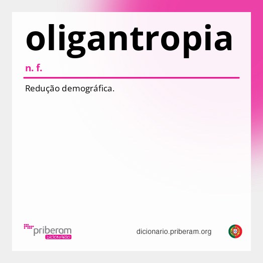 Significado de oligantropia