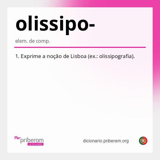 Significado de olissipo-
