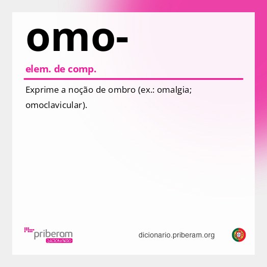 Significado de omo-