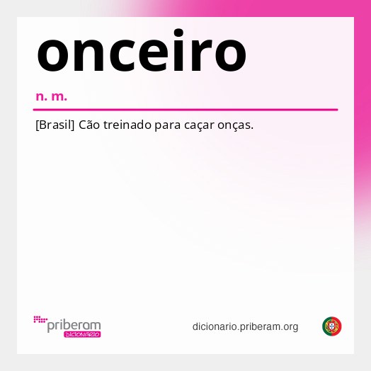 Significado de onceiro
