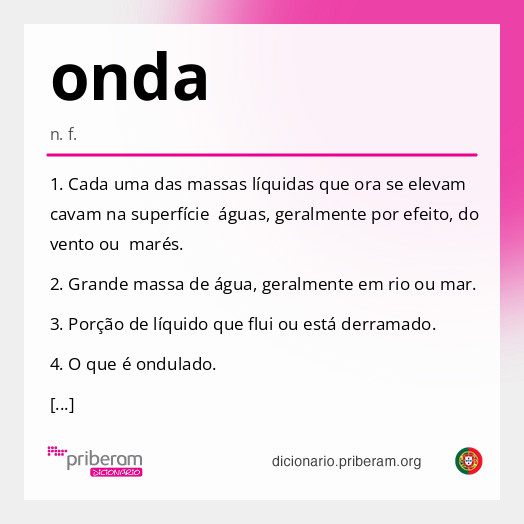Significado de onda