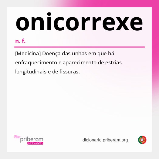 Significado de onicorrexe