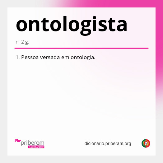 Significado de ontologista