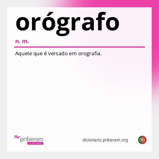 Significado de orógrafo