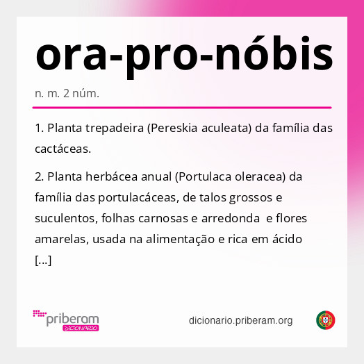 Significado de ora-pro-nóbis