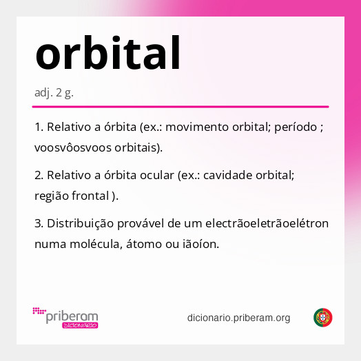 Significado de orbital