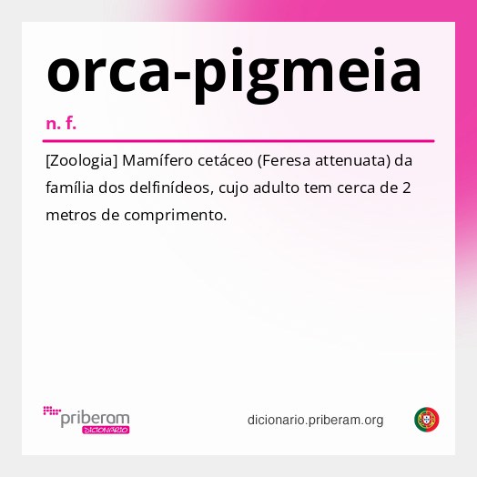 Significado de orca-pigmeia