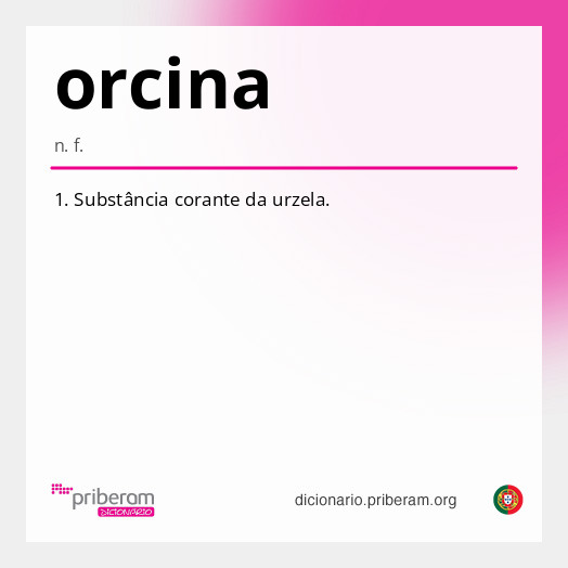 Significado de orcina