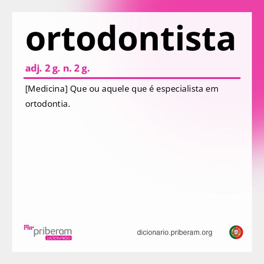 Significado de ortodontista