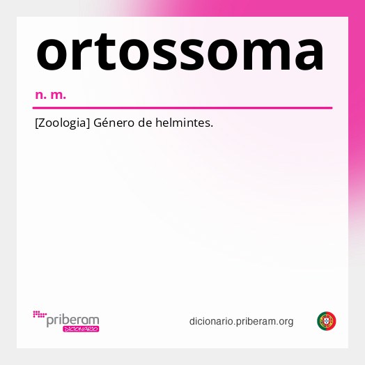 Significado de ortossoma