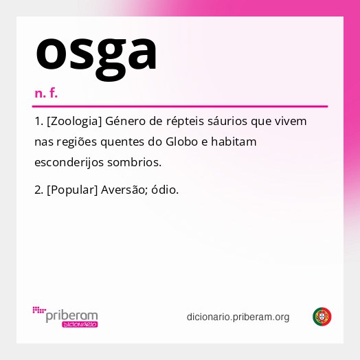 Significado de osga
