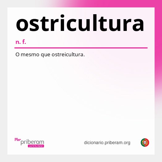 Significado de ostricultura