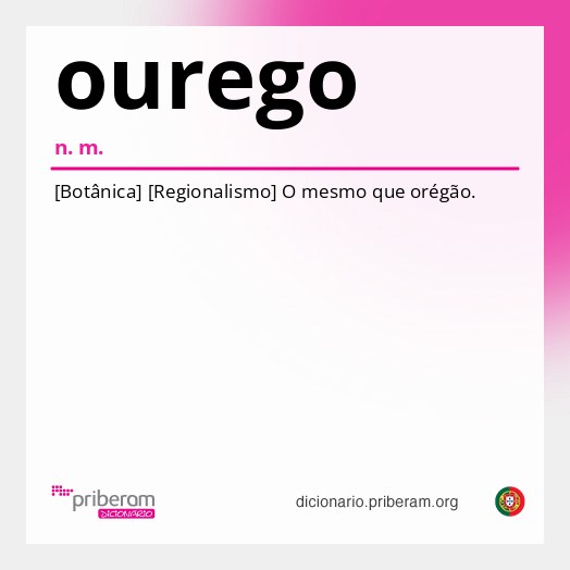Significado de ourego