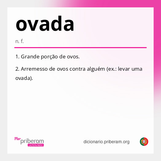 Significado de ovada