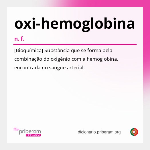 Significado de oxi-hemoglobina