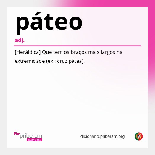 Significado de páteo