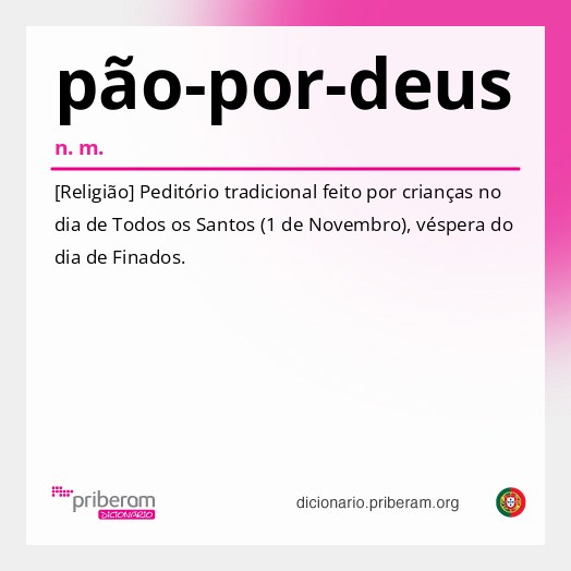 Significado de pão-por-deus