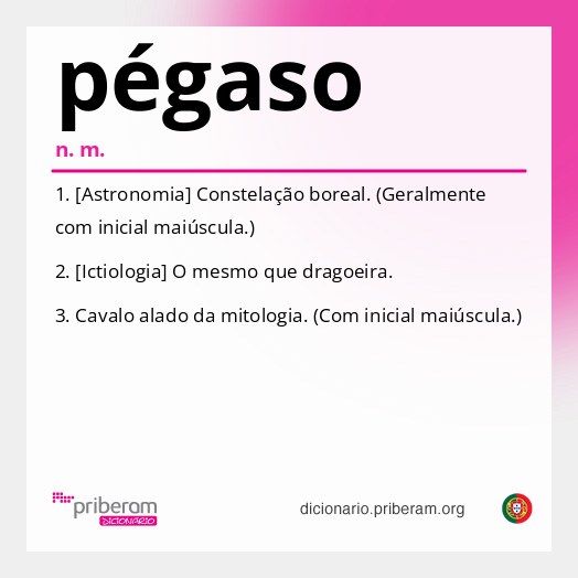 Significado de pégaso